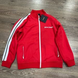 Palm Angels Red Track Jacket